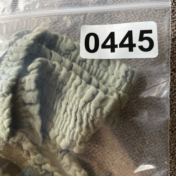 Gap Teen Ruffle Tank Top 12 Sage Green NEW - Picture 7 of 8